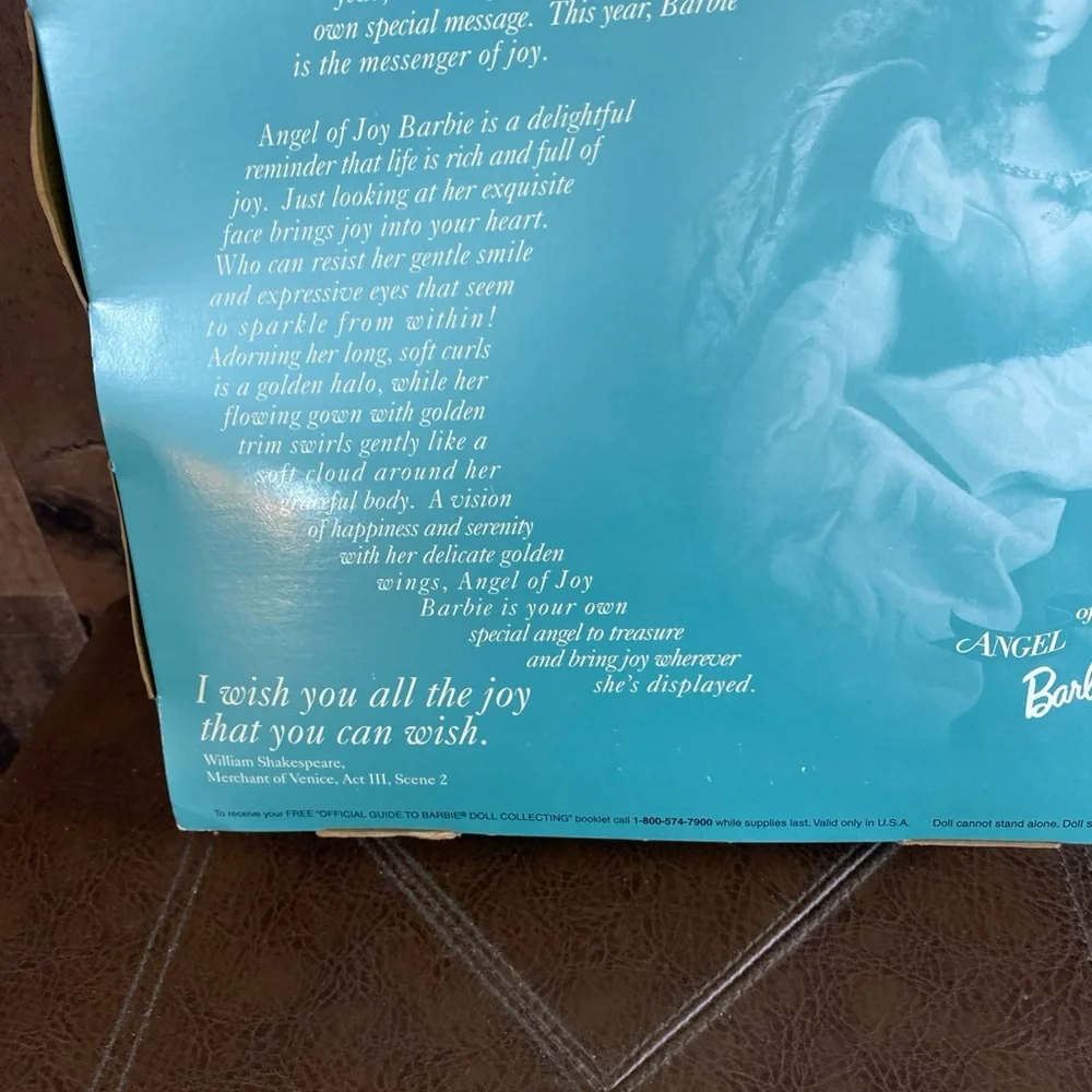 ANGEL OF JOY BARBIE DOLL # 19633 1ST IN A SERIES MATTEL NEW COLLECTOR‎ 1998 Vtg